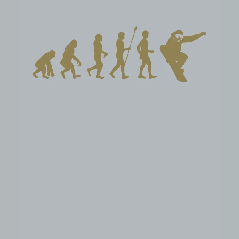 Snowboarder Evolution Geschenkidee