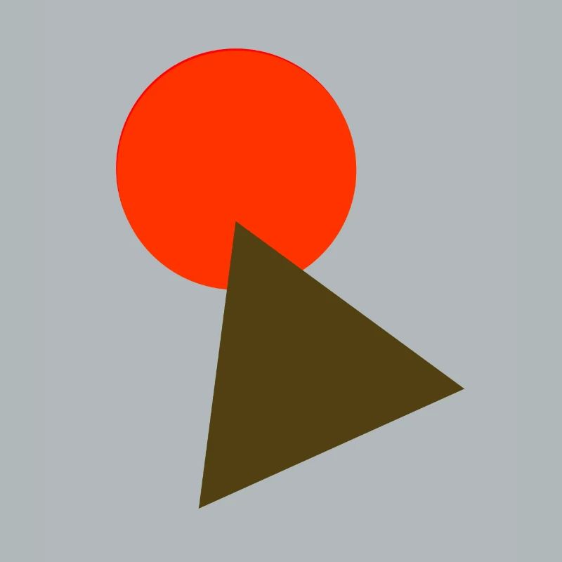 circle and triangle