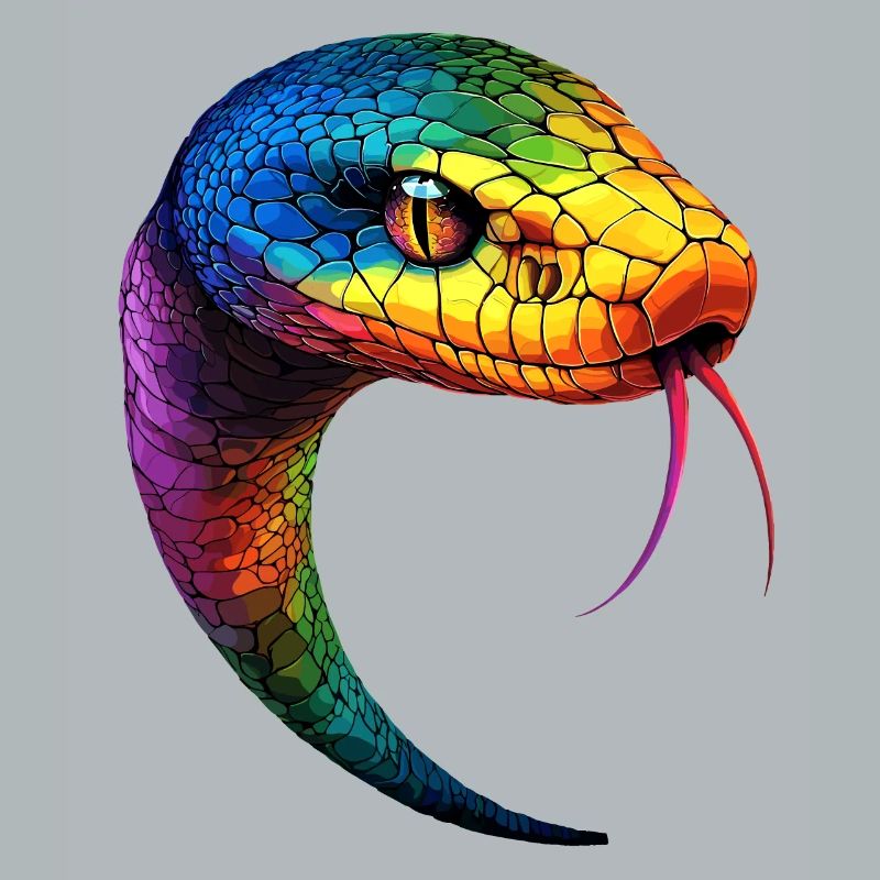 Serpent Python Cobra Mamba Serpent à sonnettes Serpent