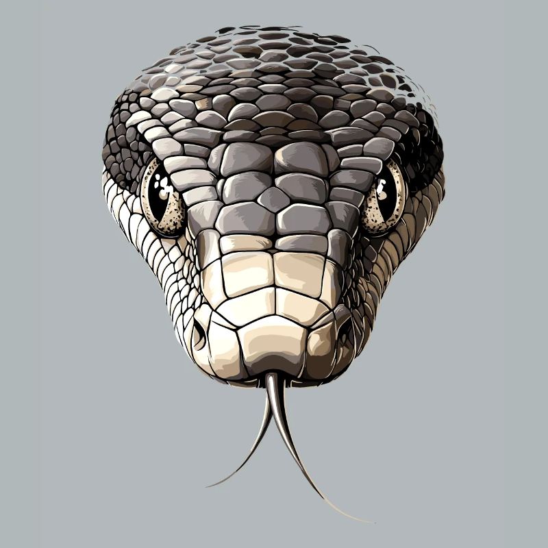 Serpent Python Cobra Mamba Serpent à sonnettes Serpent