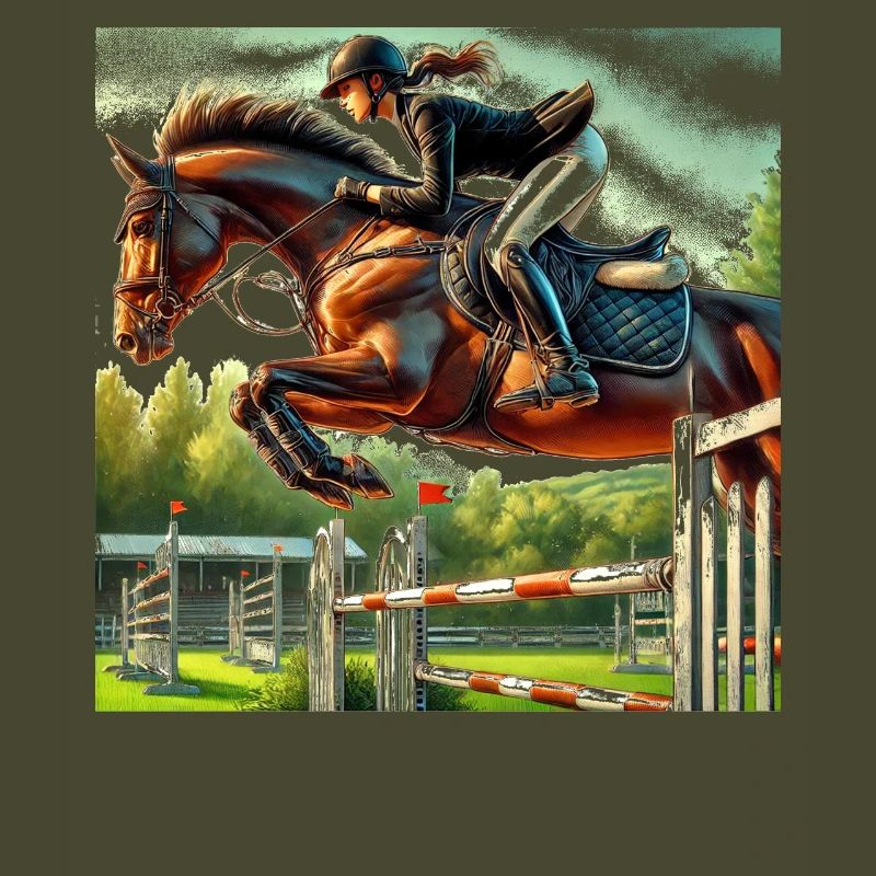 Cavalier de saut d’obstacles