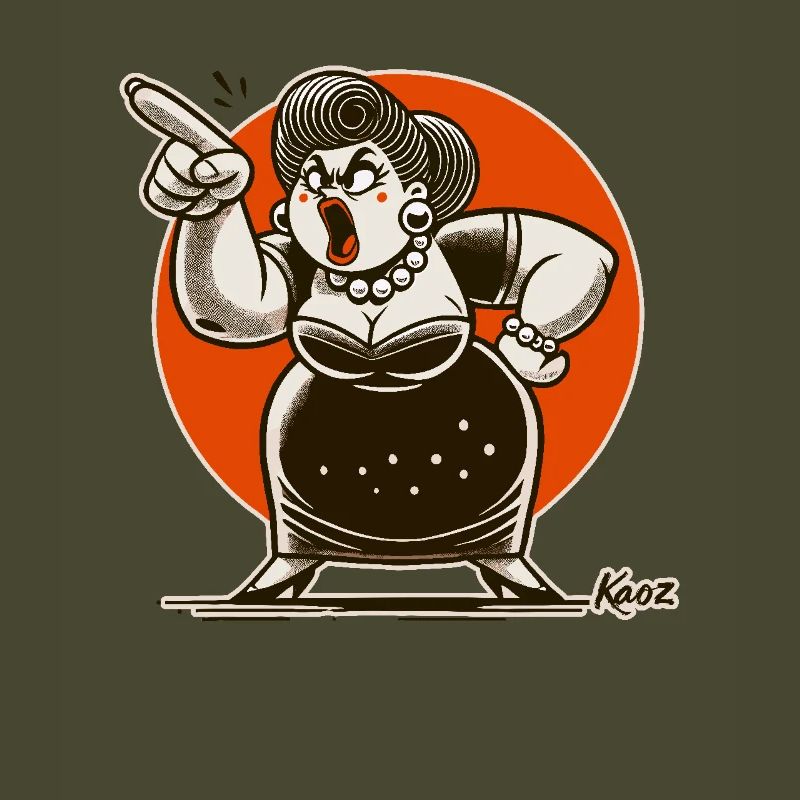 Big Mama schimpft mit dir