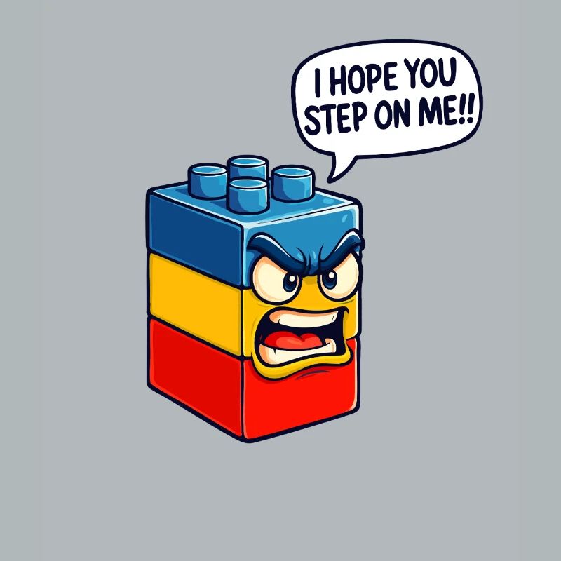 J’espère que vous me marcherez sur la construction de blocs de construction de briques