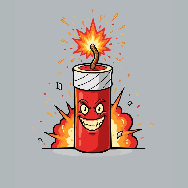 Angry Firecracker Comic