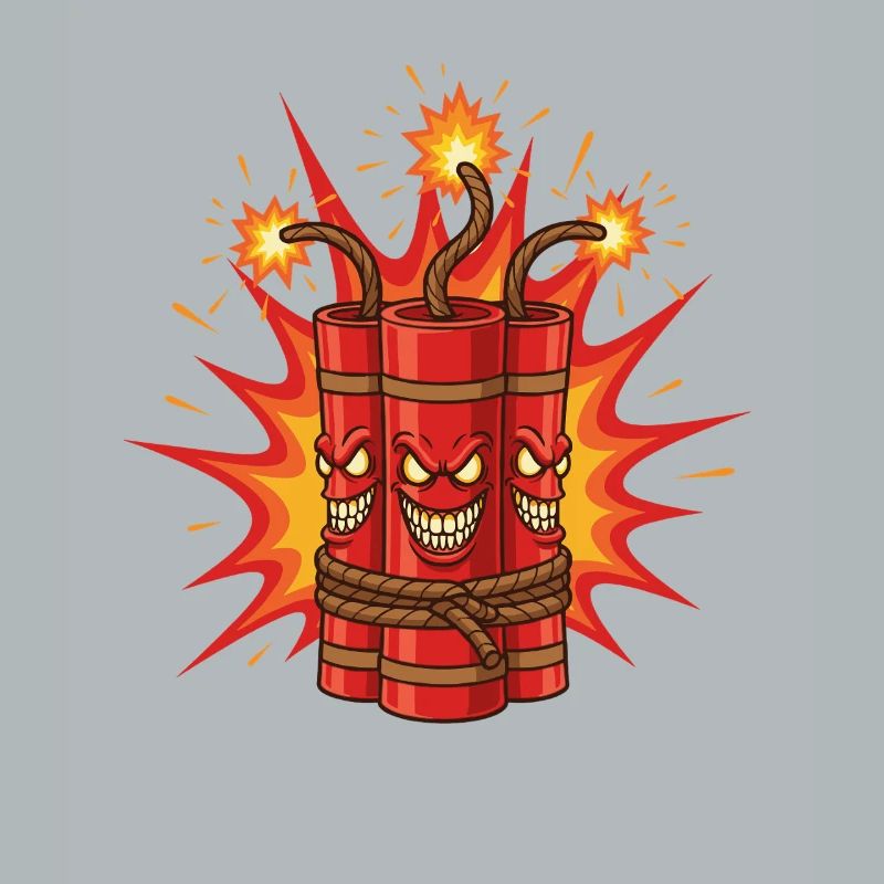 Exploding Dynamite Art