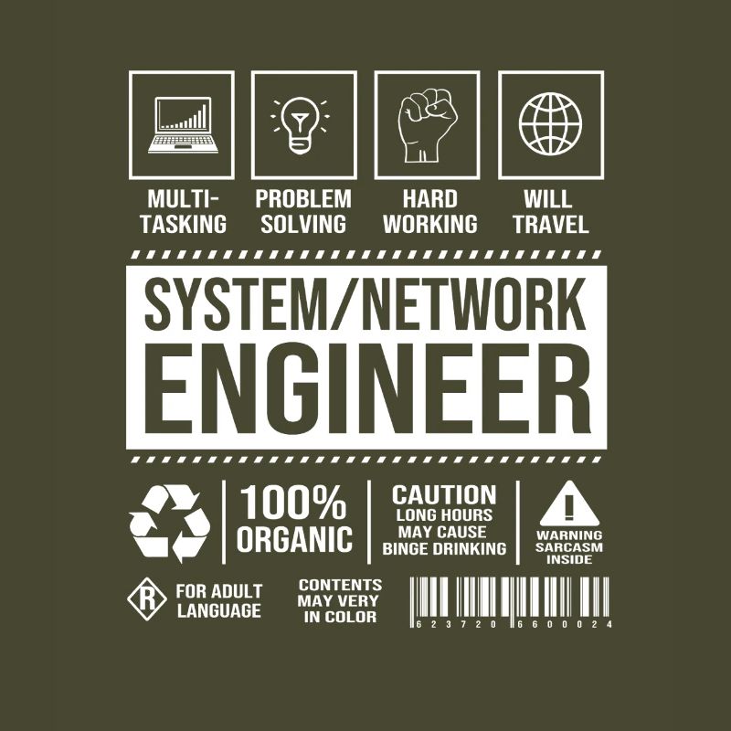 Netzwerk Informatiker Programmierer Admin