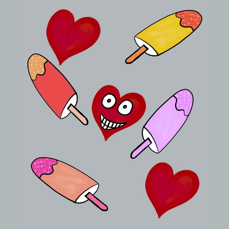 Eis Eiskrem Eiscreme  Kinder