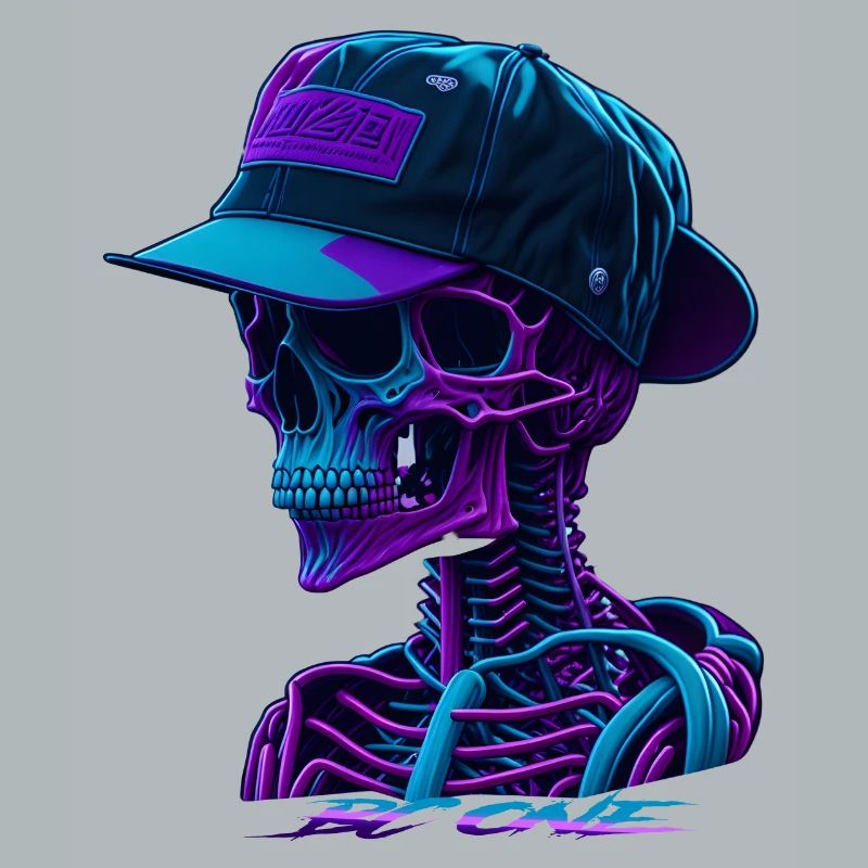Skeleton with cap