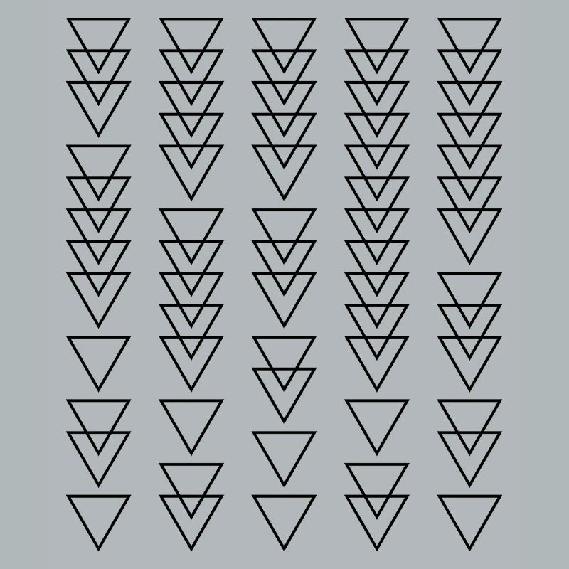 Conception du motif triangle