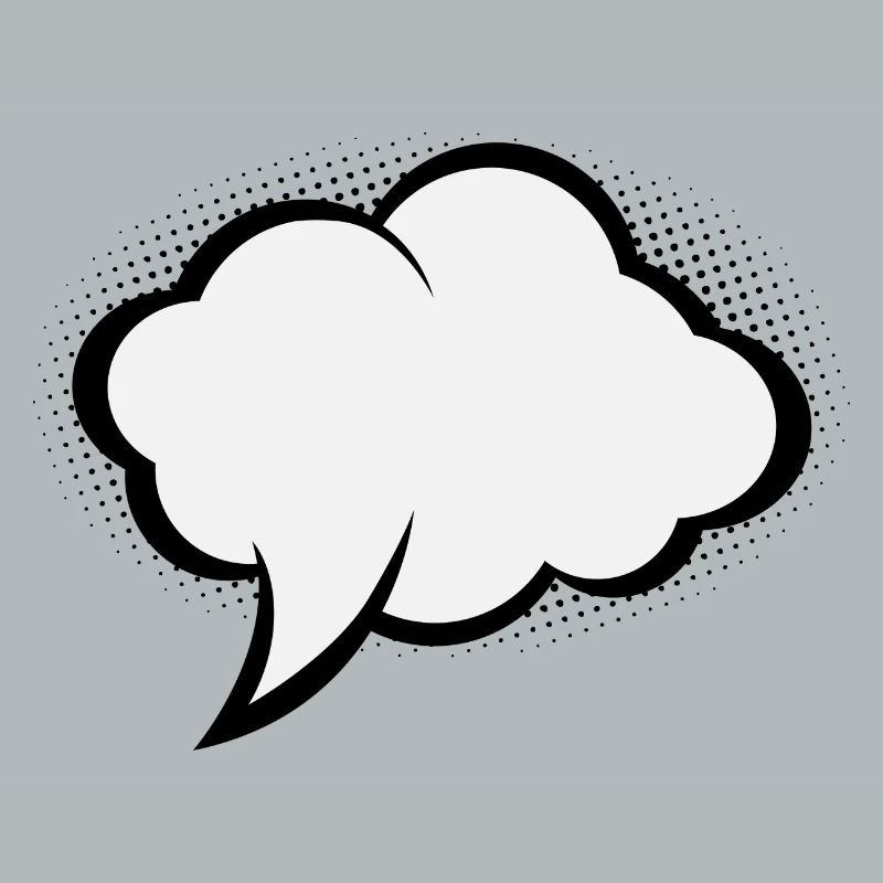 Bulle d'expression de bande dessinée