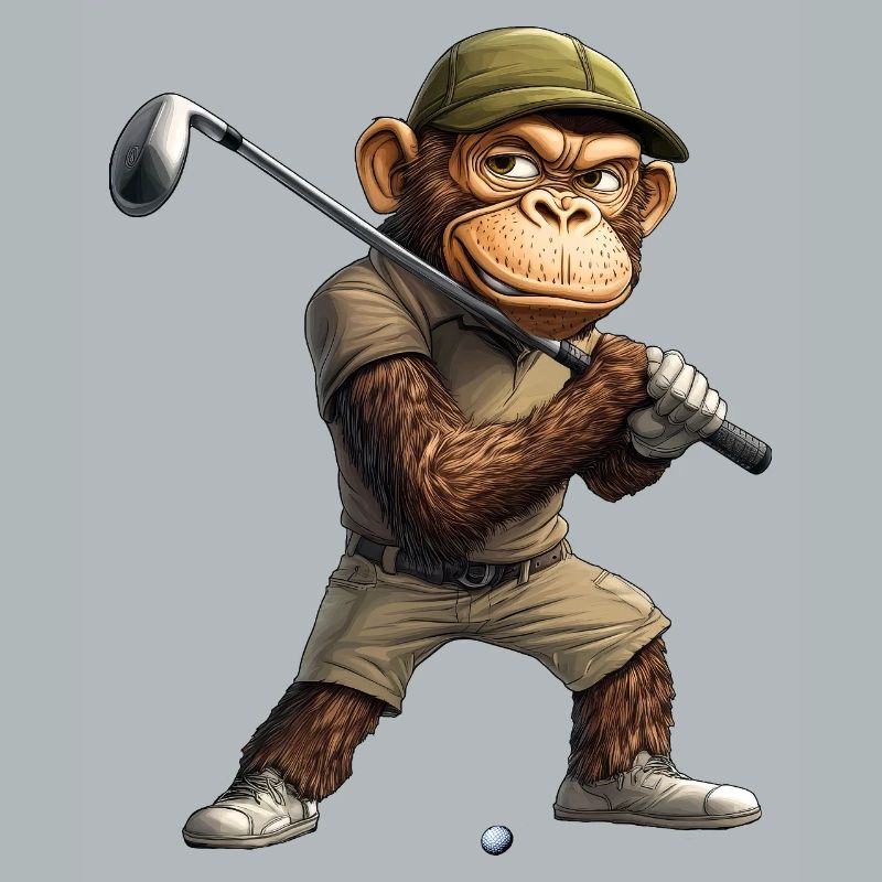 Monkey Golf / Golfer Monkey