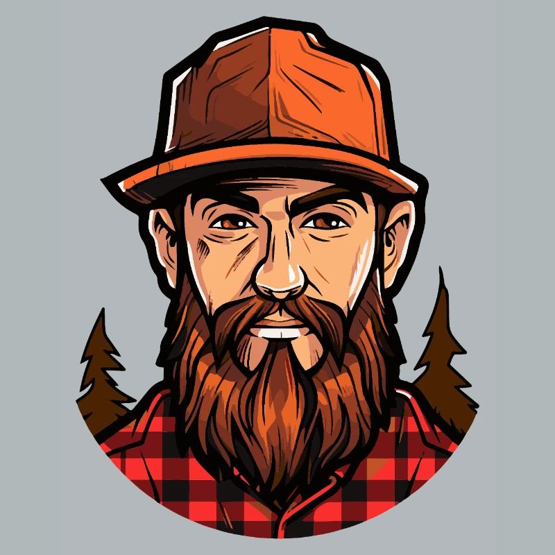 Waldlumberjack Illustration