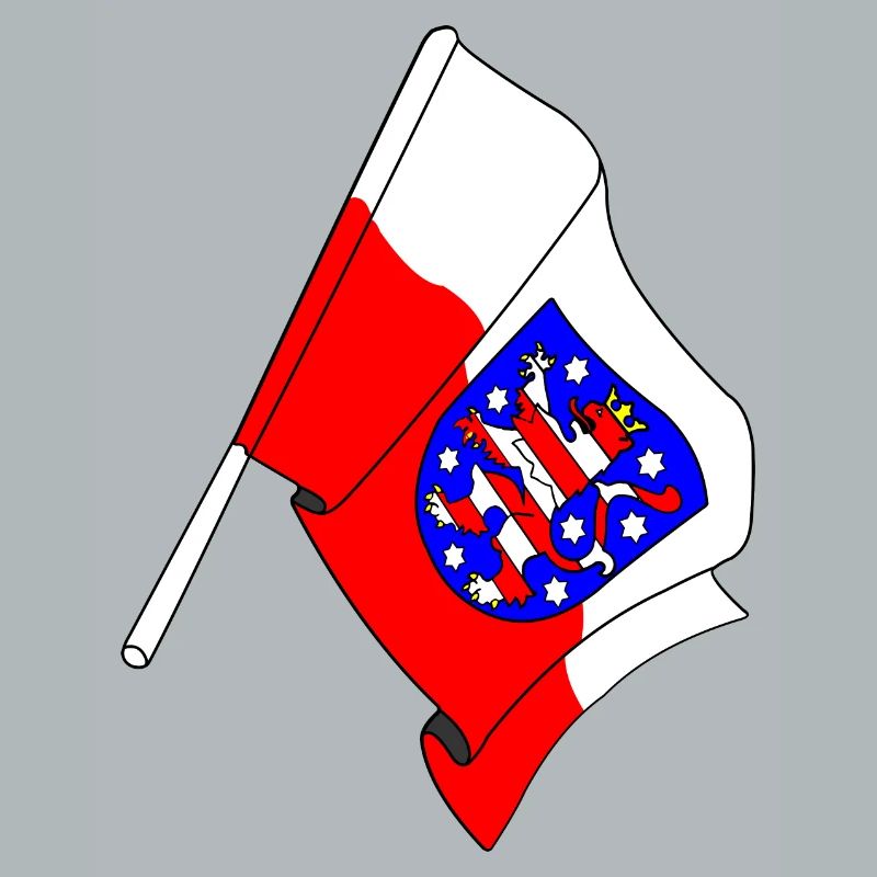 Flag Thuringia