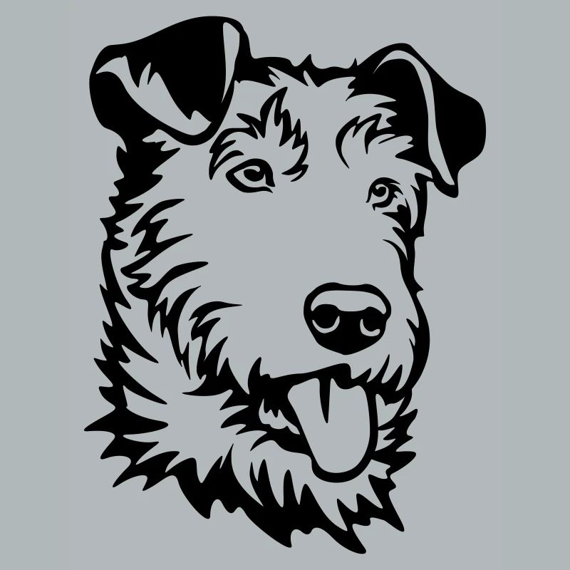 Irish Terrier Head