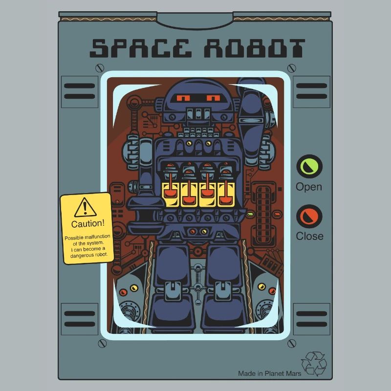 Robot spatial jouet.