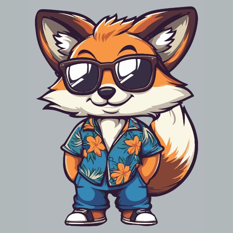 Fuchs Comic Urlaub
