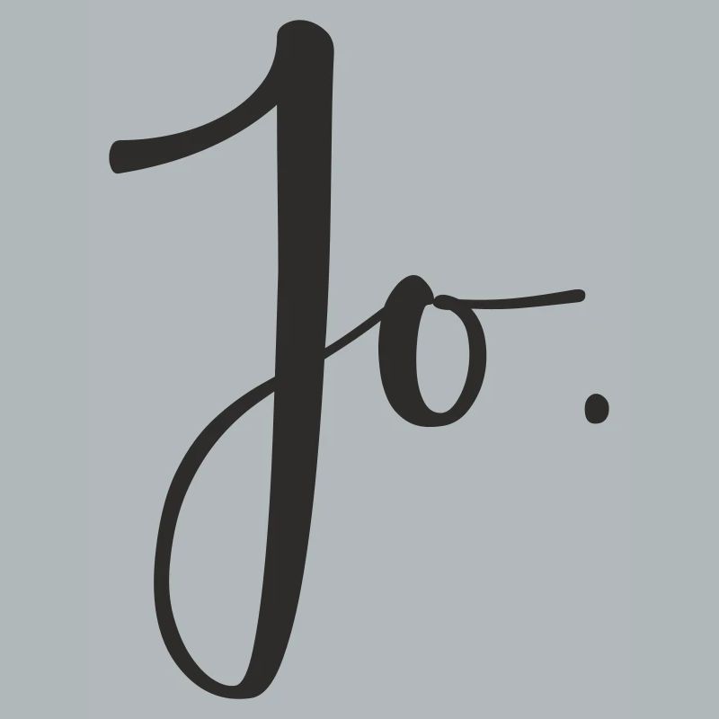 Jo – Conception de texte de lettrage manuel