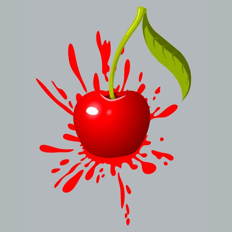 Kirsche Farbexplosion