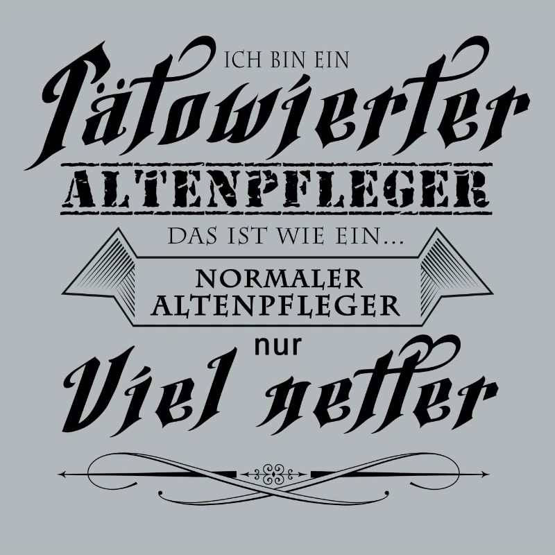Ich bin ein Tätowierter Altenpfleger