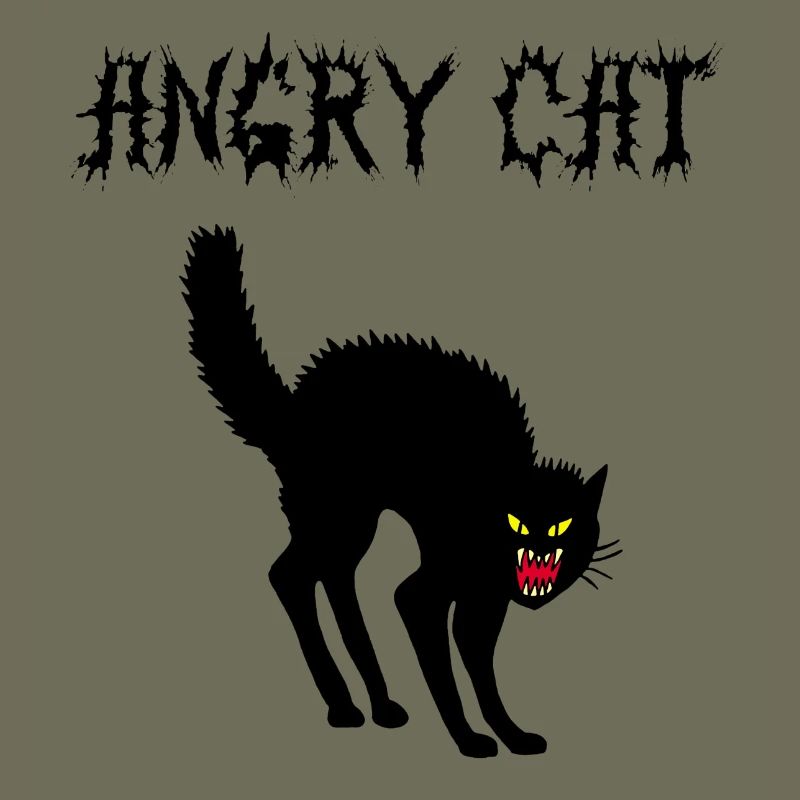 Angry cat