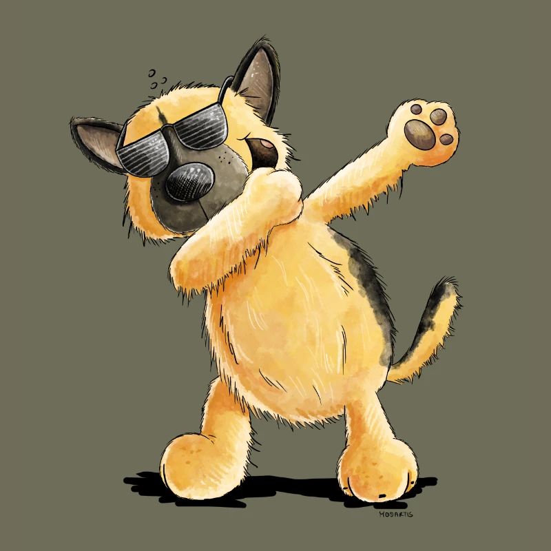 Dab Dance German Shepherd