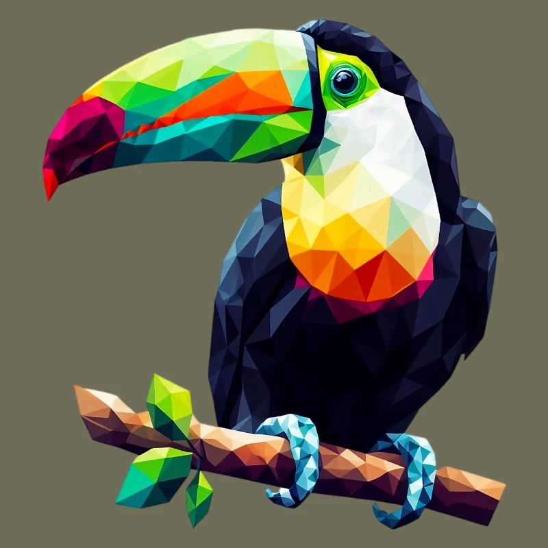 Polygonaler Tukan