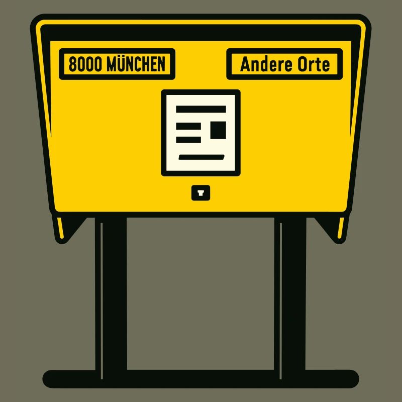 Munich Yellow Mailbox