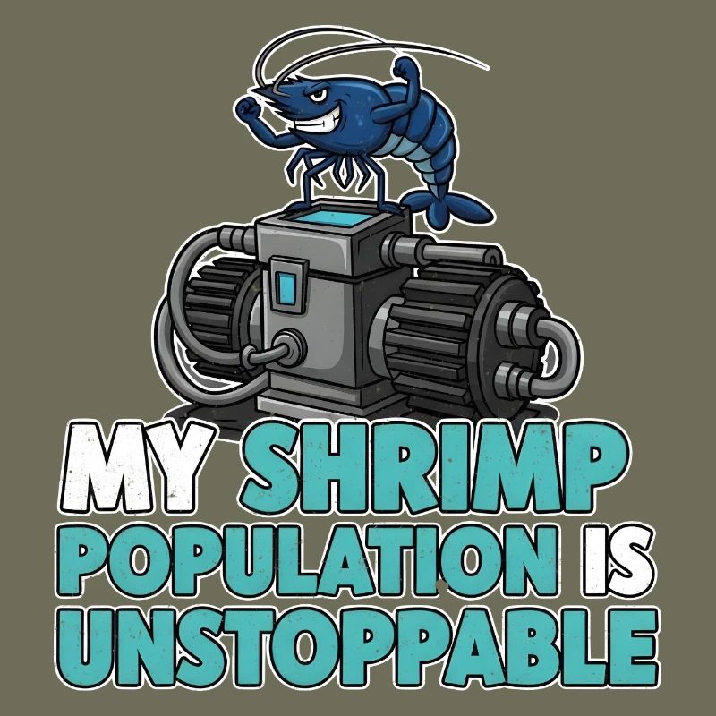 Shrimp Comic Geschenk
