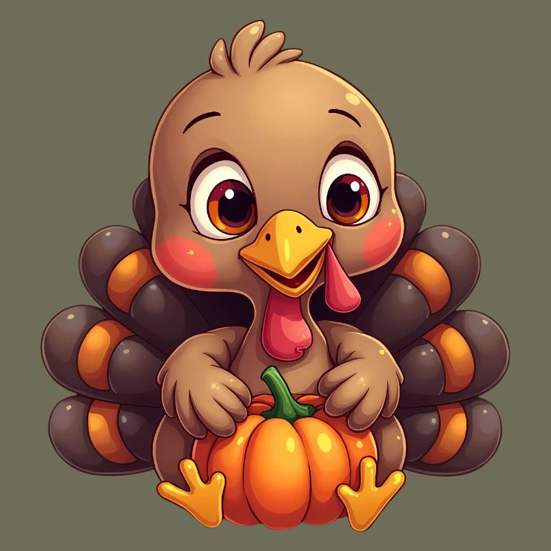 Bébé dinde de Thanksgiving