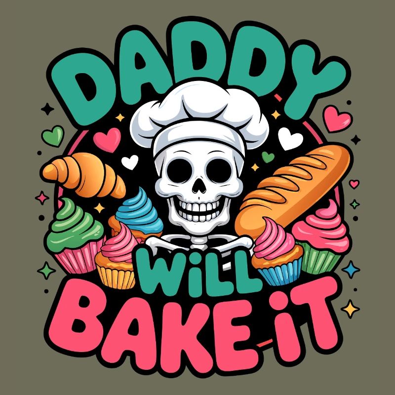 Daddy Will Bake It Skelettkoch