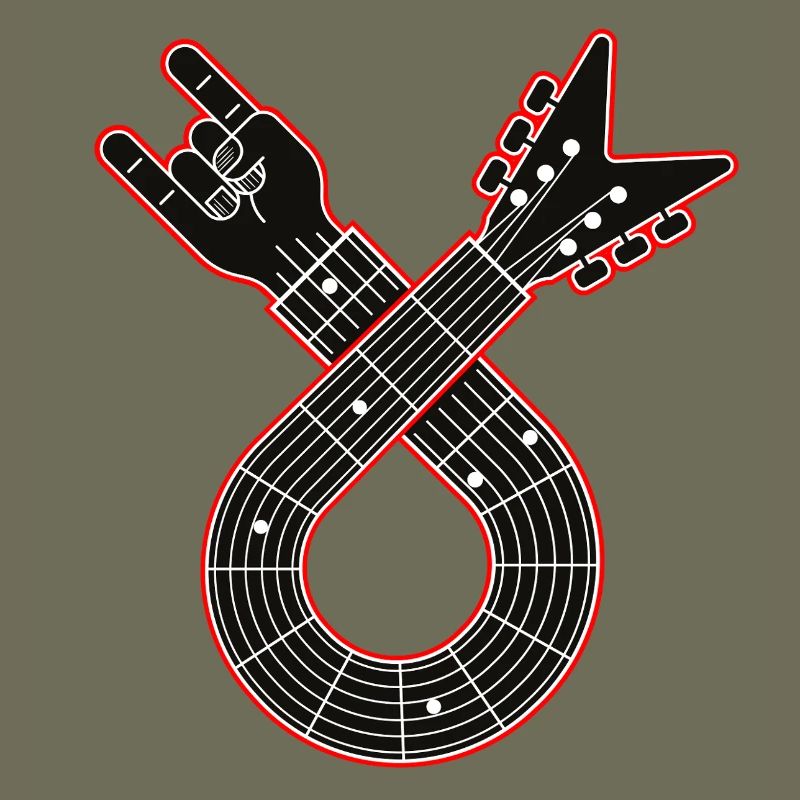 Guitar Loop with Finger Horns