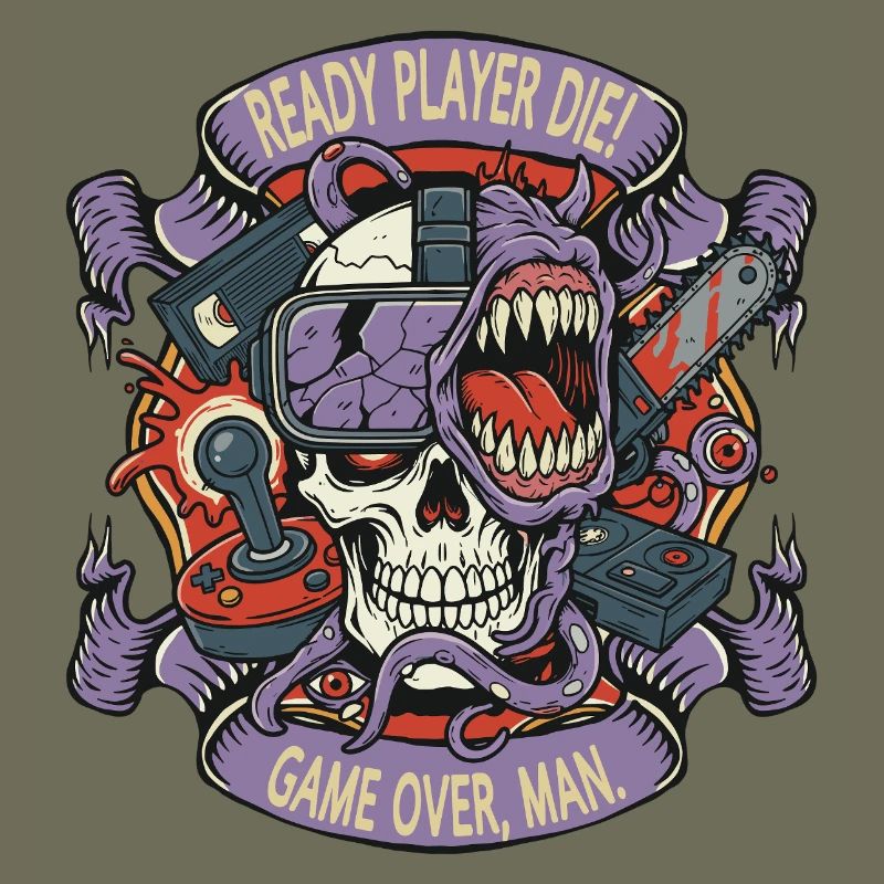 Ready Player Die Schädel