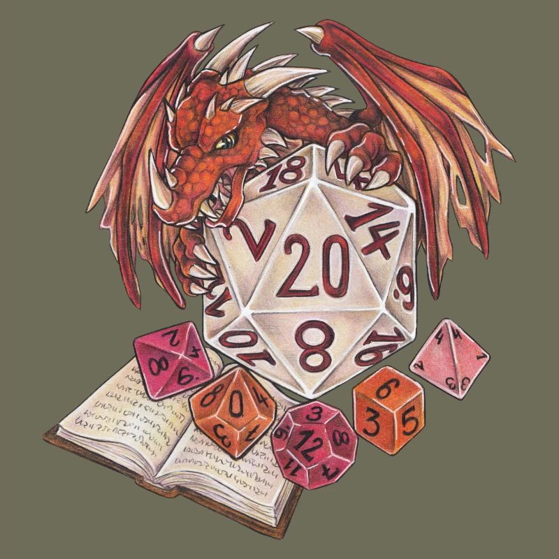 Role Playing Game Tabletop D20 Dice Game Master