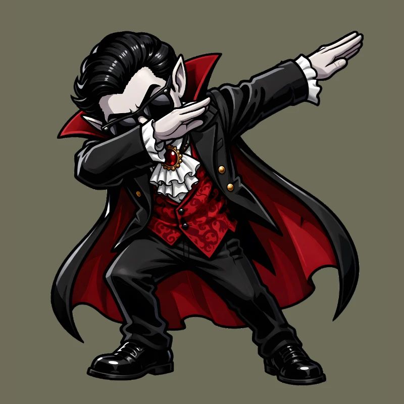 Dabbing Vampire