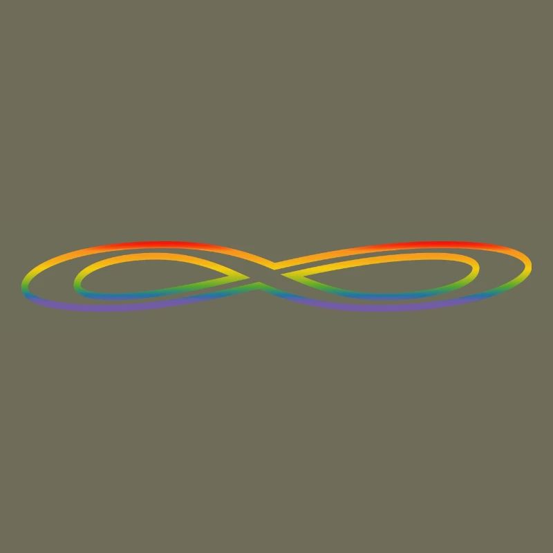 Regenbogen breite Unendlichkeit