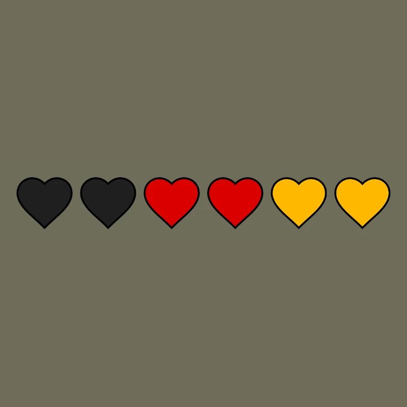 Germany Hearts