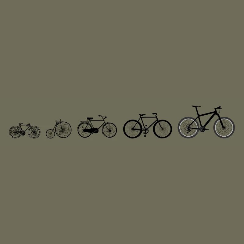 Evolutionsentwicklung des Radfahrens