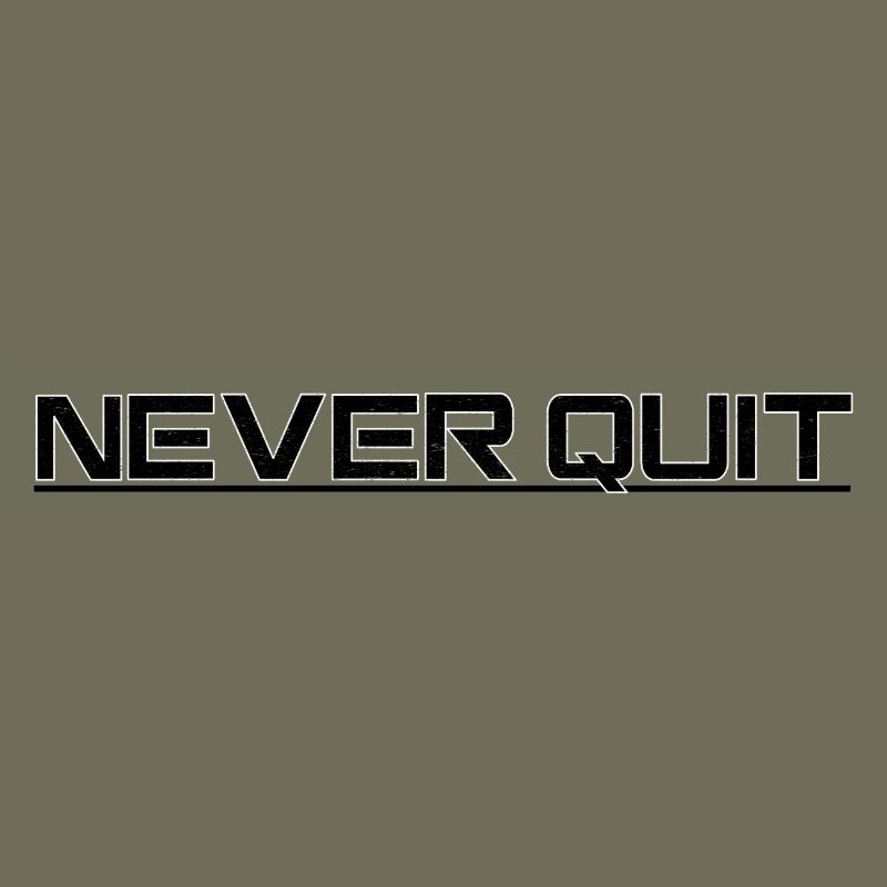 Motif d’endurance Never Quit