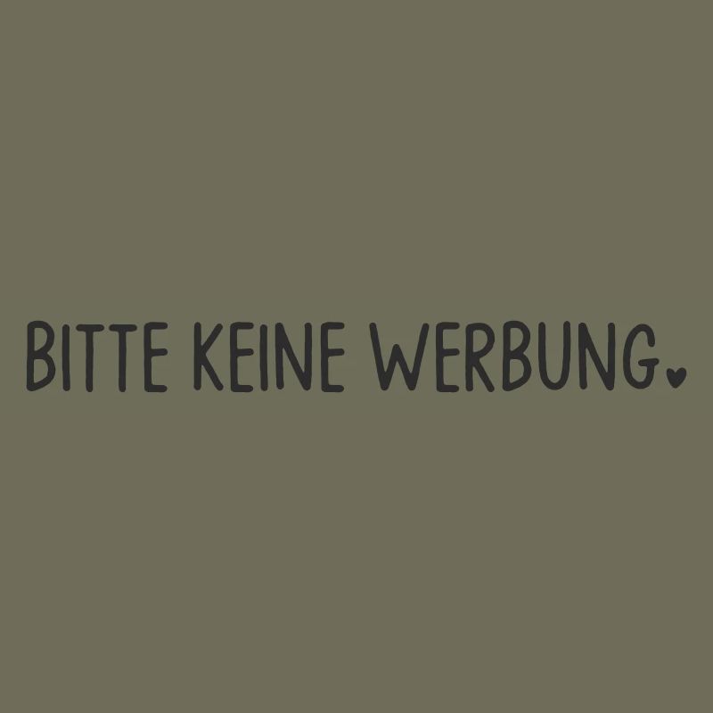 Bitte keine Werbung mit Herz