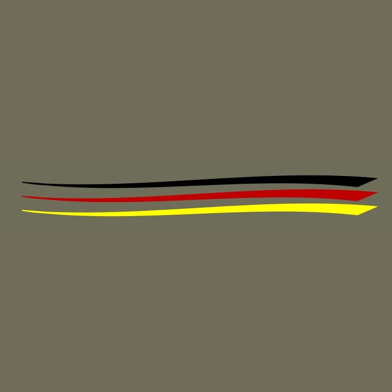 Germany Team Line Flag