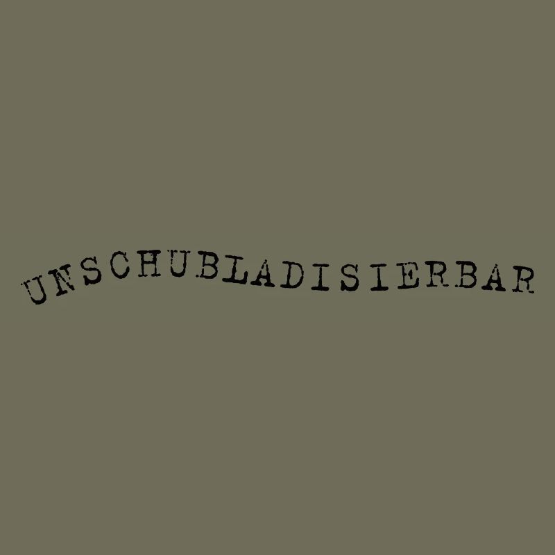 Unschubladisbar – Expression autodérisoire