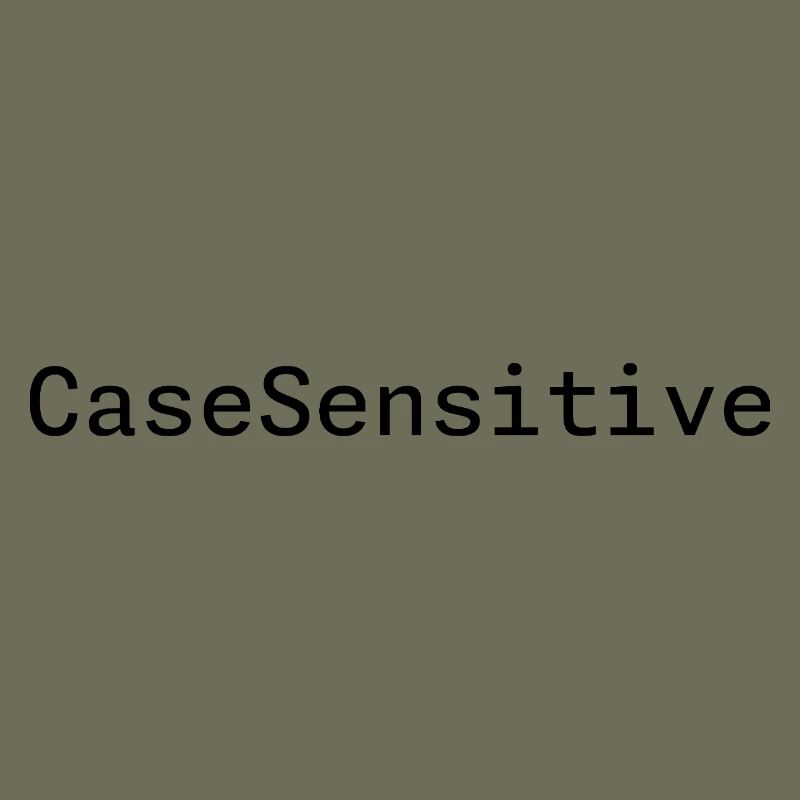 CaseSensitive Developer Humor