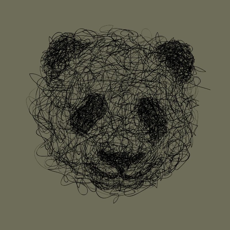 Panda Scribble