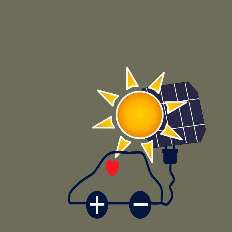 Solar Power Car with Solar Panel