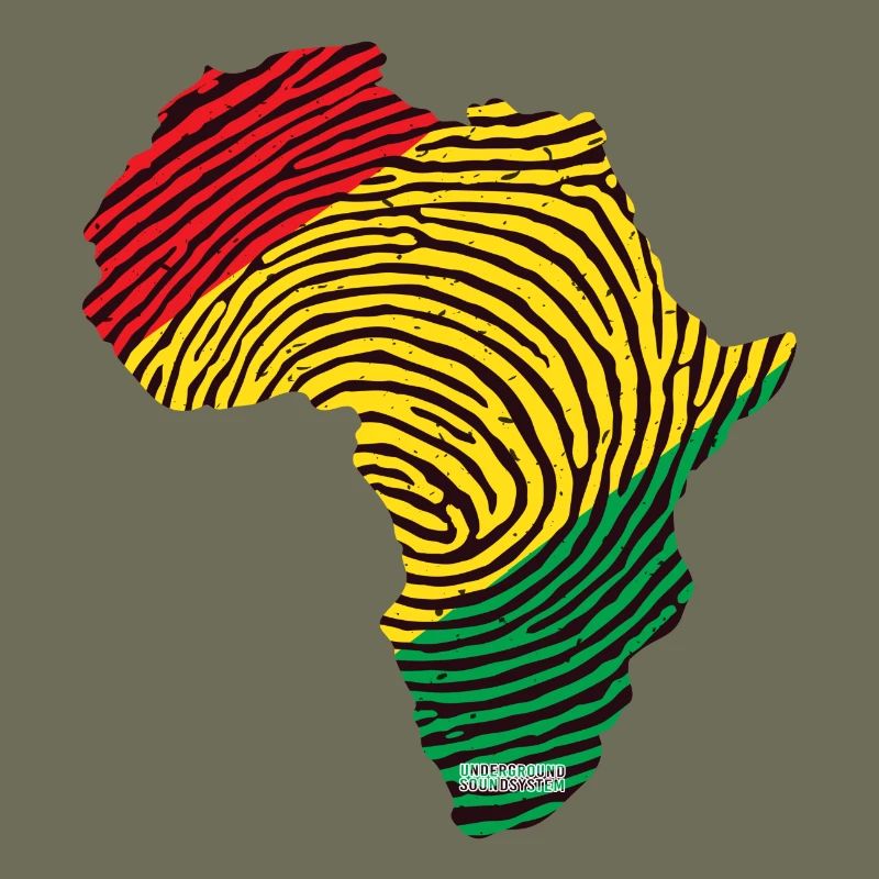 Africa Fingerprint Pattern Palette