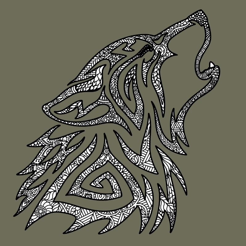 Howling Wolf Mandala