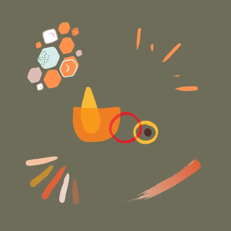 Ocher paint