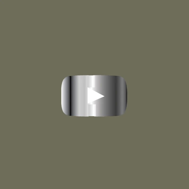 Silver Play Button