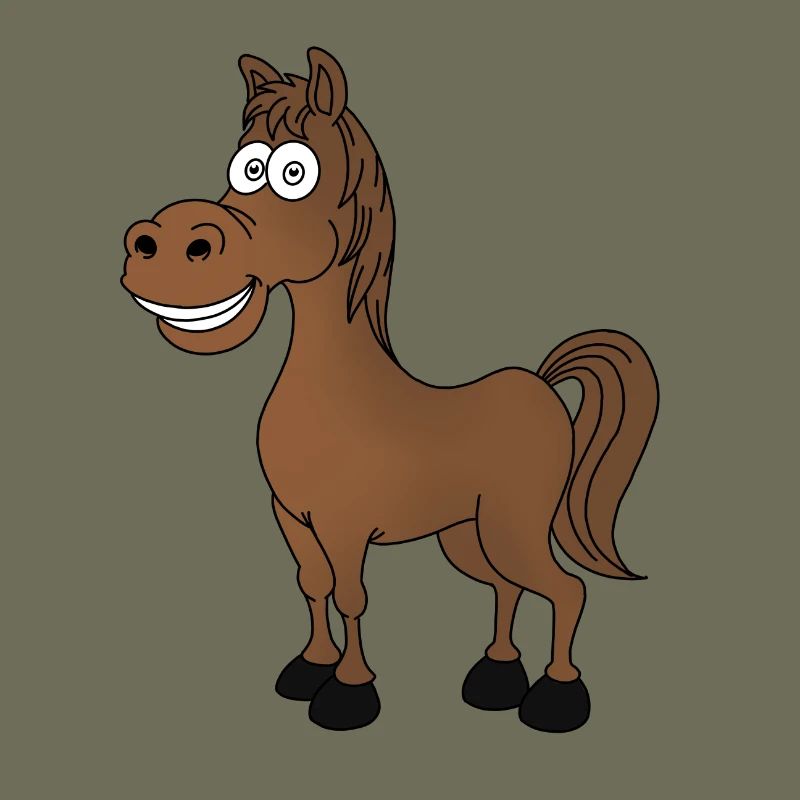 Funny horse