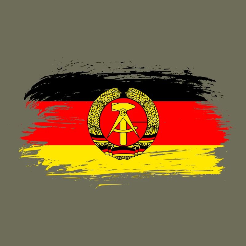 DDR Drapeaus Design / Idée cadeau